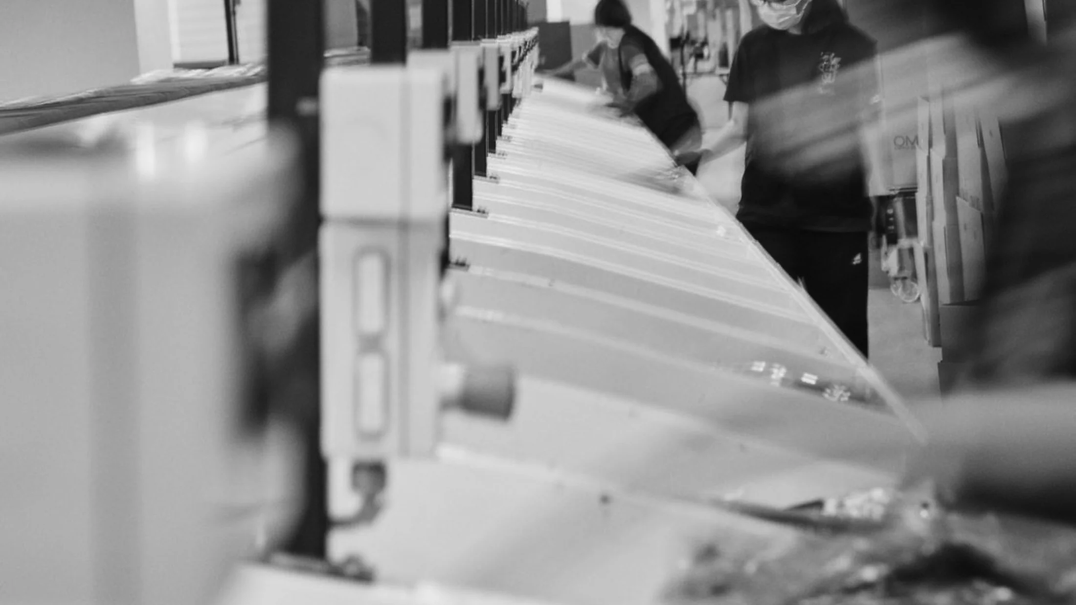 Group operations, automated line